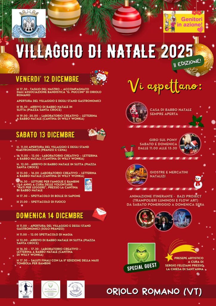 | NATALE 2025 | TUSCIA - Le proposte del periodo Natalizio!