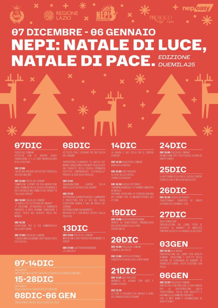 | NATALE 2025 | TUSCIA - Le proposte del periodo Natalizio!