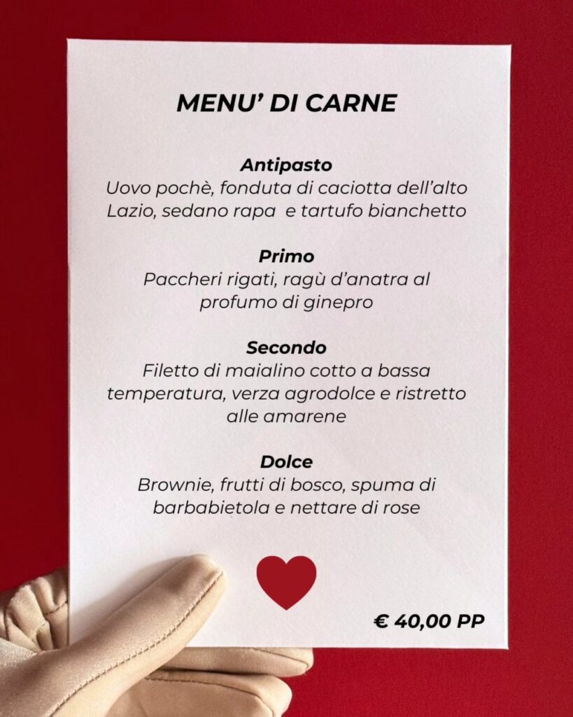 | 14 FEBBRAIO 2026 | CIVITA CASTELLANA - Aldero Ristorante: tavola curata e luce soffusa per un magico San Valentino...